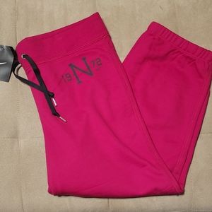 Pink Nike Cropped Joggers
